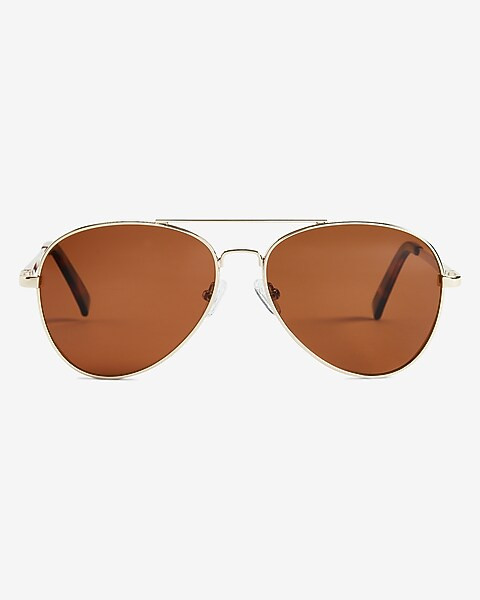 Polarized Aviator Sunglasses | Express