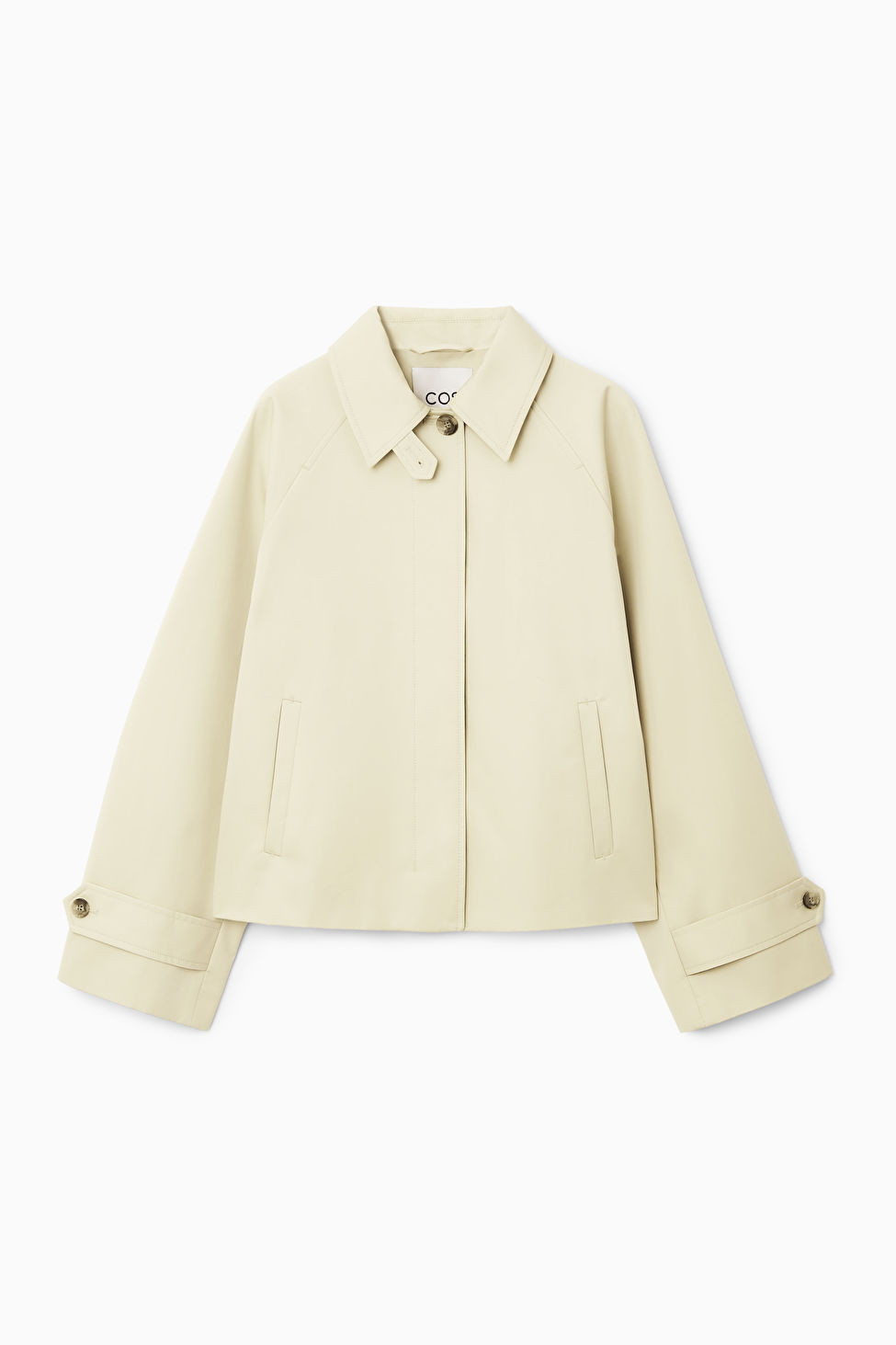 SHORT TWILL TRENCH COAT | COS UK