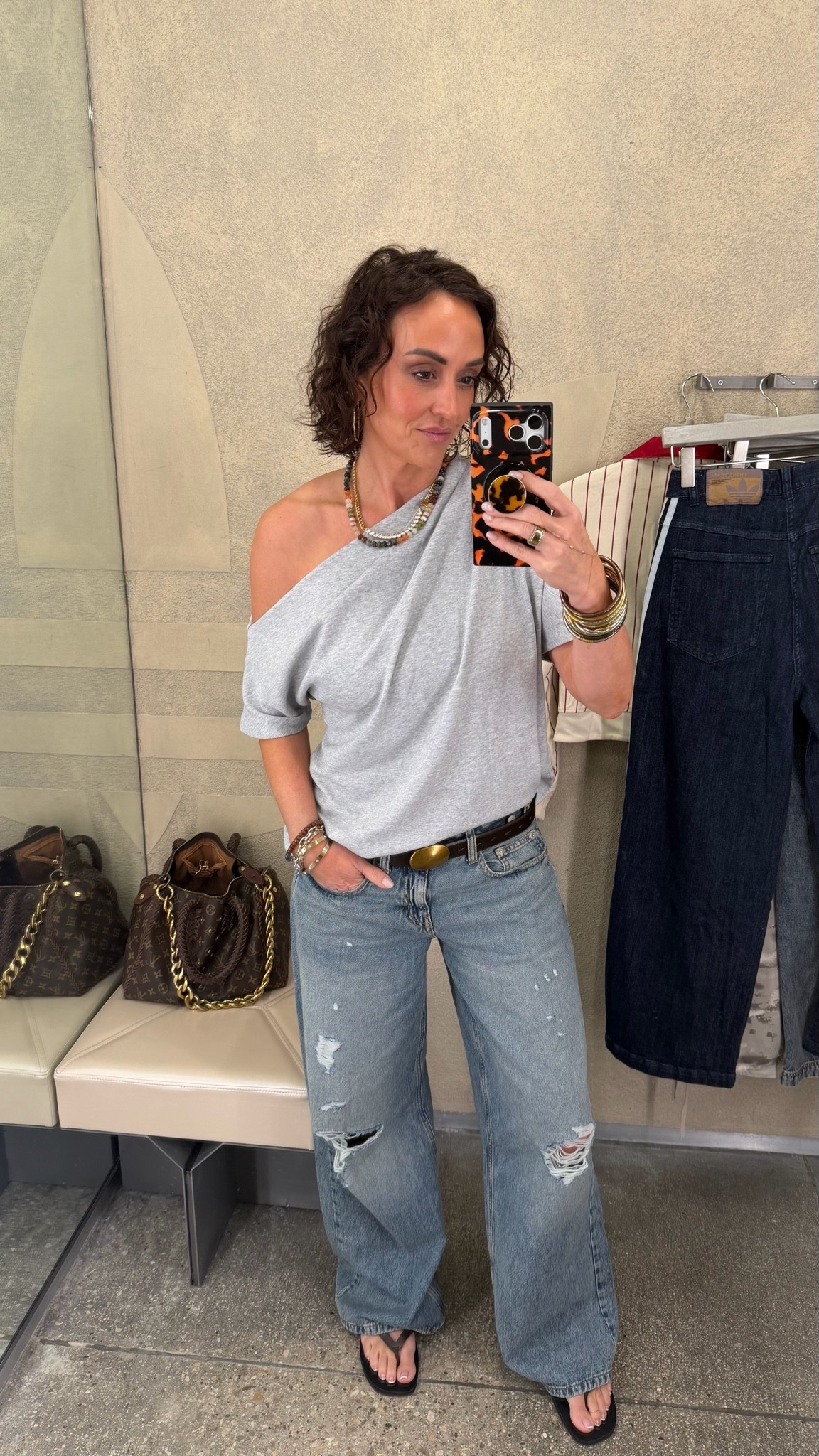 M @Aritzia top, 6 @Target jeans, sized up in both so more oversized fit.

#LTKdayinmylife #LTKootd #LTKOver40