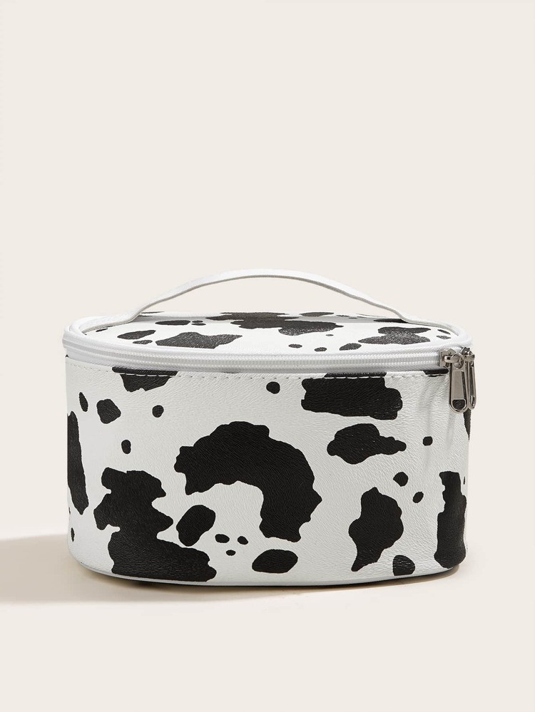 Cow Pattern Makeup Bag | SHEIN