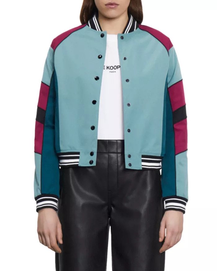 Color Blocked Varsity Jacket | Bloomingdale's (US)