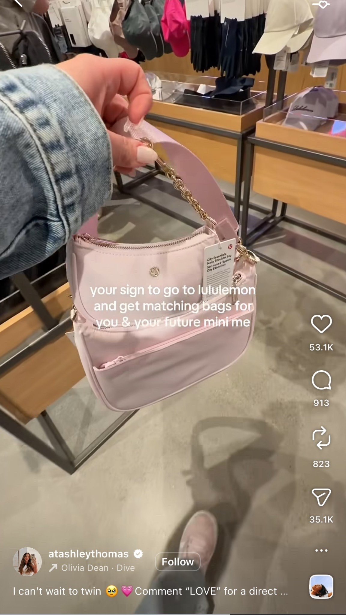 Lululemon nano purse mini handbag matching twin mommy and me style find designer *not my pic 

#LTKValentine #LTKmomlife #LTKOver40