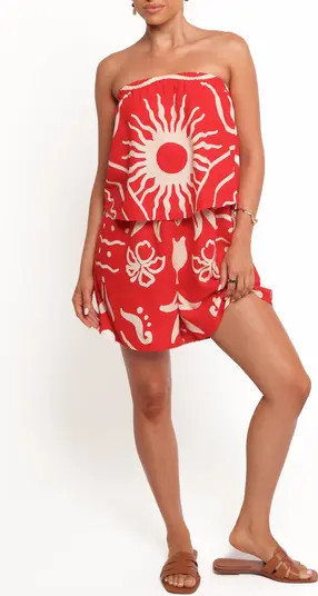 Petal & Pup Herbie Strapless Romper | Nordstrom | Nordstrom