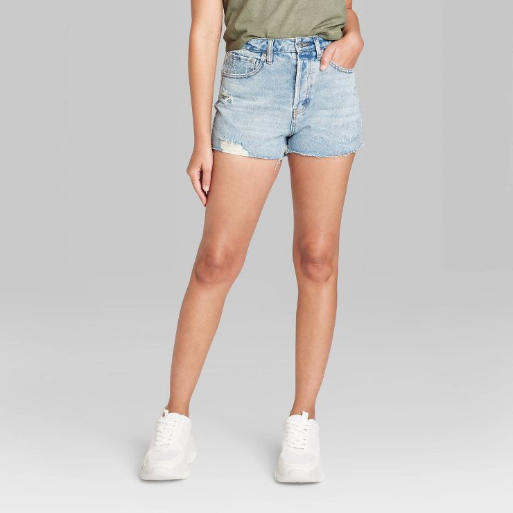 Women's High-Rise Cutoff Jean Shorts - Wild Fable™ | Target