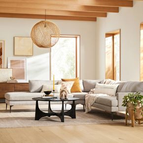 Wicker Globe Pendant (14"–26") | West Elm (US)