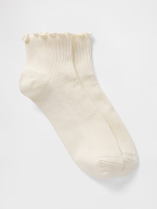 Ribbed Ruffle Socks | Gap (US)