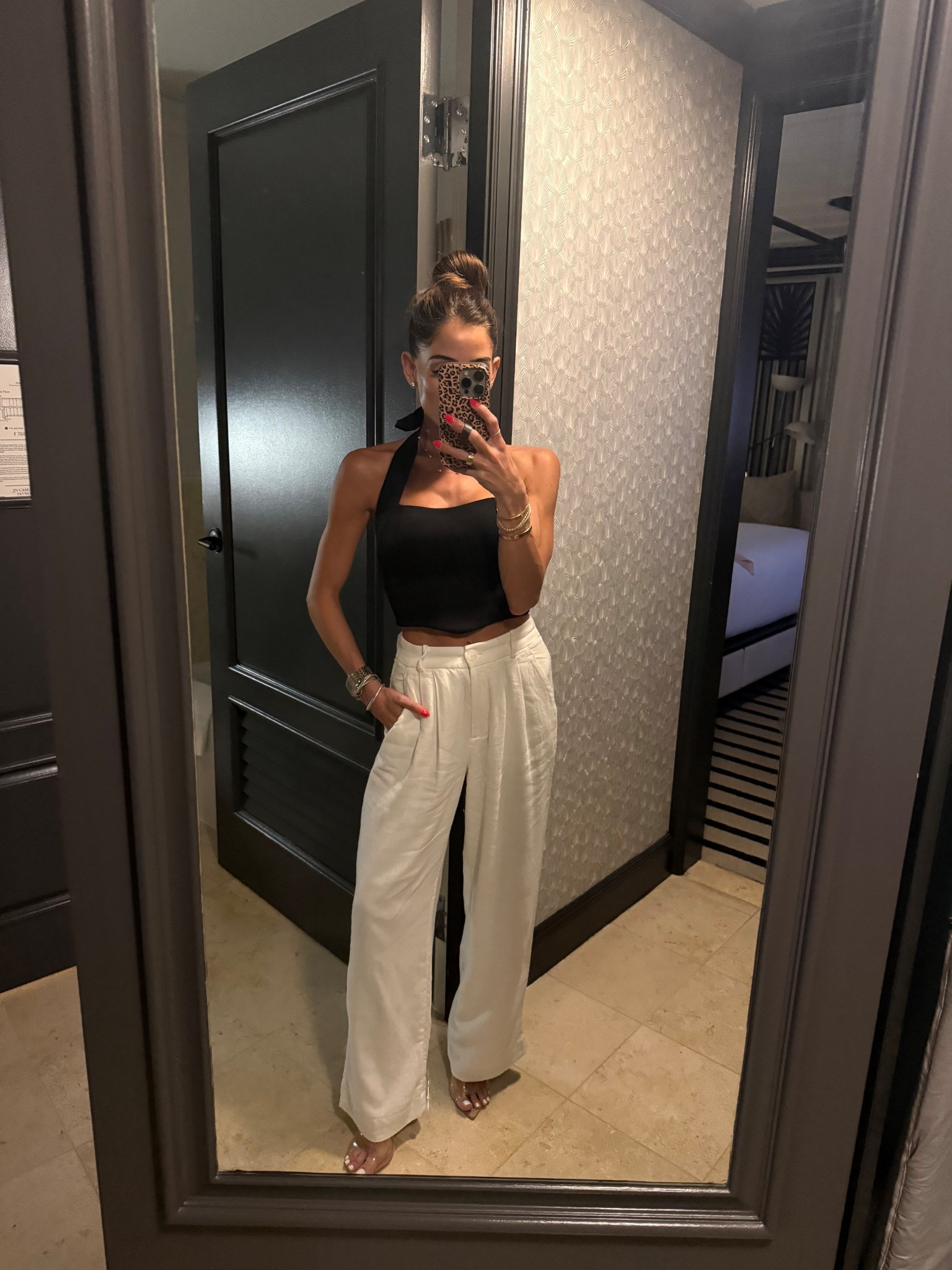 Spring outfit dinner outfit vacation resort wear linen pants size 23s petite friendly 

#LTKgrwm #LTKdayinmylife #LTKootd