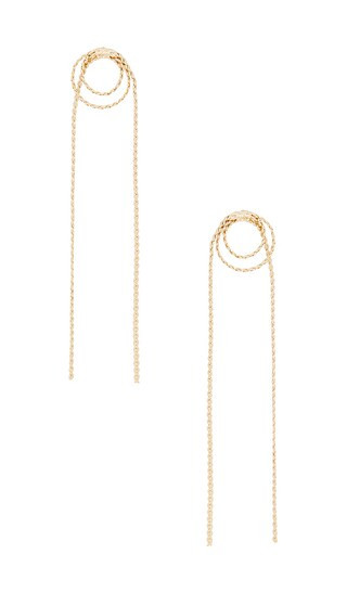 Deliah Earrings in Gold | Revolve Clothing (Global)
