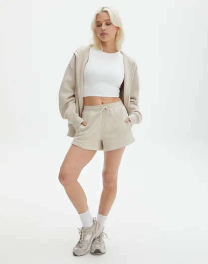 Drawstring Sweat Short in What The Shell | Glassons | Glassons (NZ)