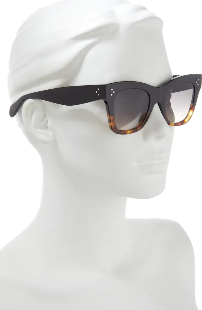 50mm Gradient Butterfly Sunglasses | Nordstrom
