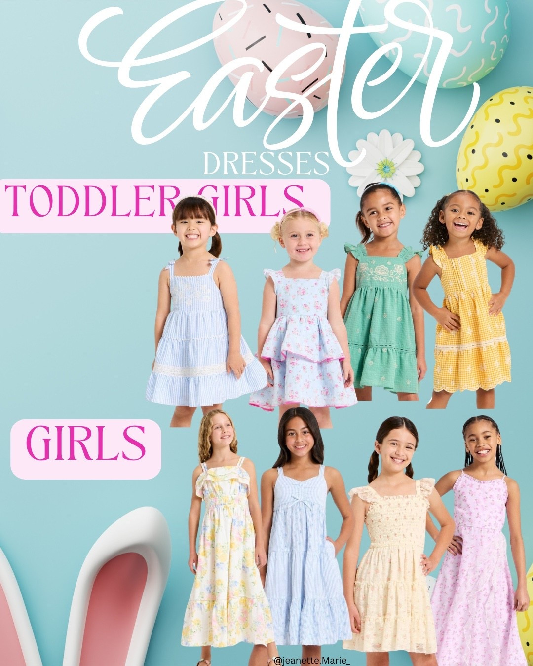 Easter dresses 
Toddler
Girls 
Spring dresses

#LTKKids #LTKFestival #LTKSeasonal