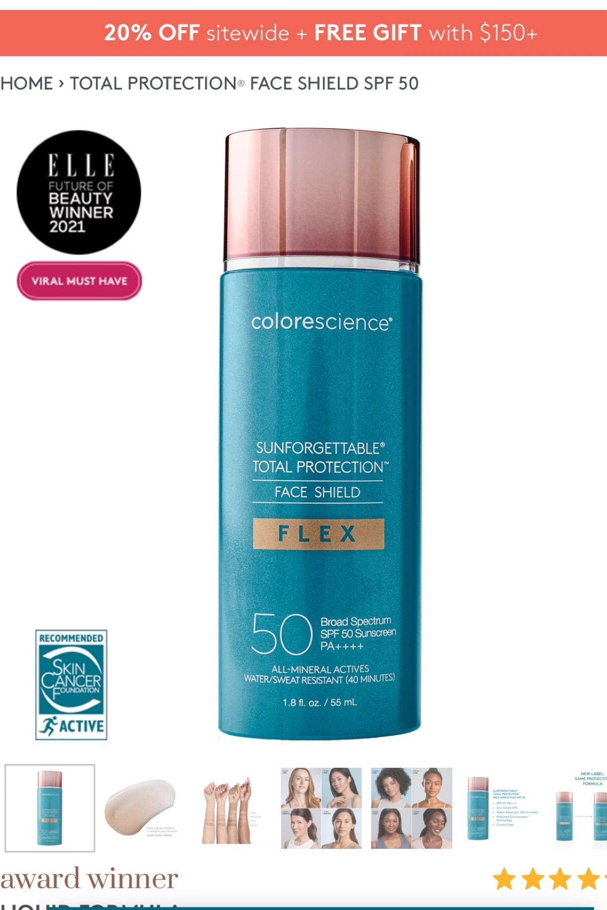 I’ve only heard amazing things about Color Science tinted moisturizer and right now it’s 20% off!! Making this $42 instead of $54 😍🥳 

#LTKbeauty #LTKsalealert #LTKfindsunder50