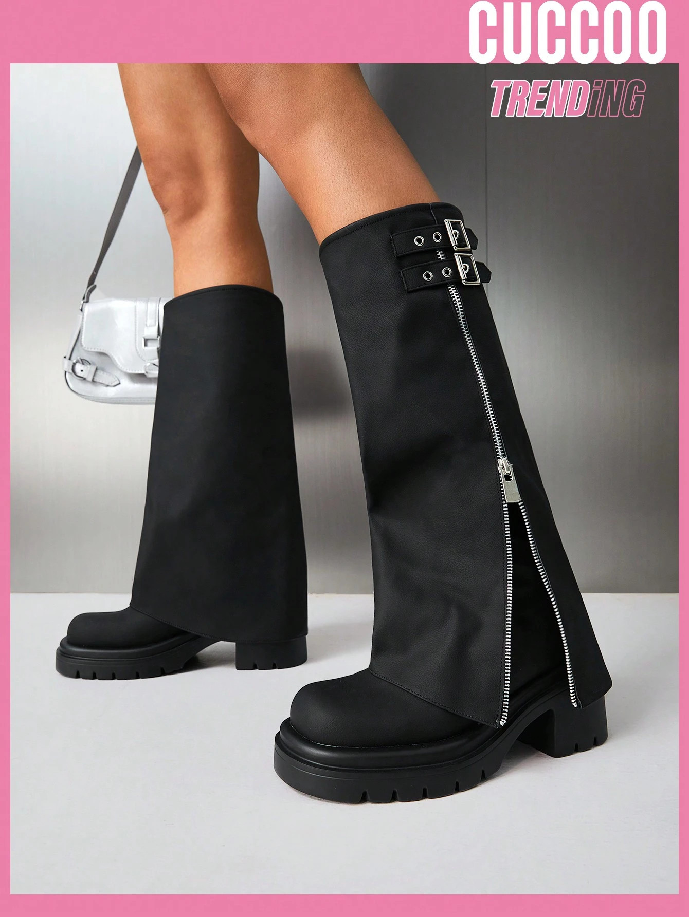 Cuccoo Everyday Collection Women's Stylish Outdoor Spring & Autumn Boots | SHEIN