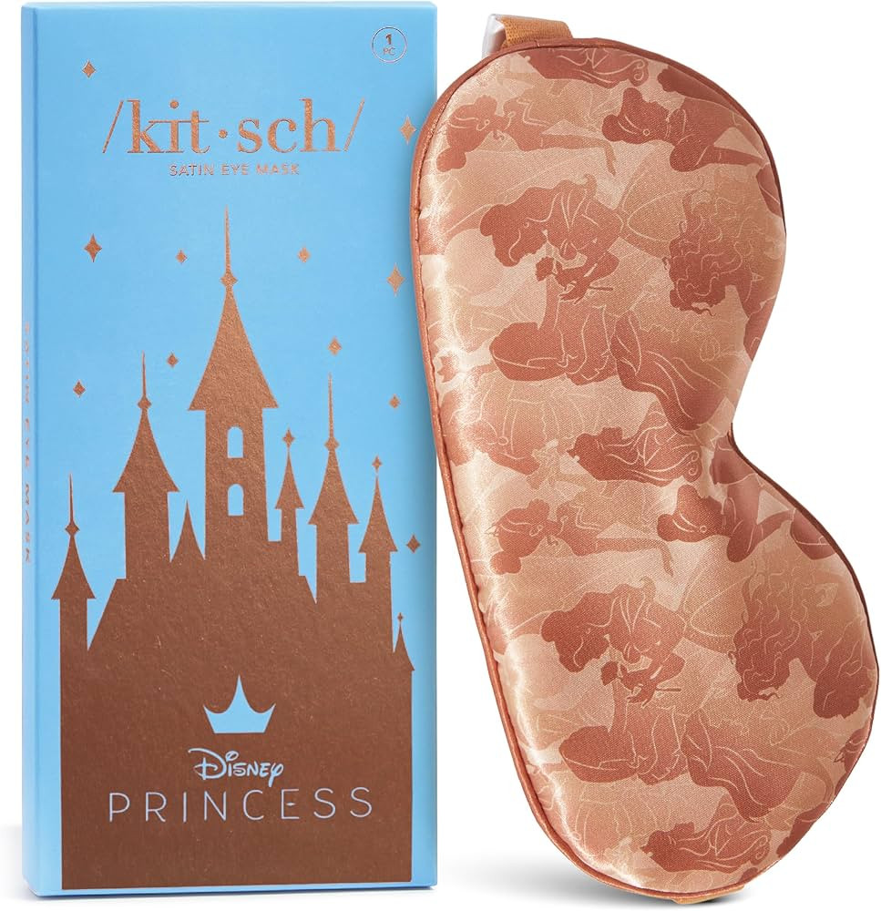 Kitsch & Disney Satin Sleep Mask - Eye Mask for Sleep, Softer Than Silk Satin Sleeping Mask Blind... | Amazon (US)