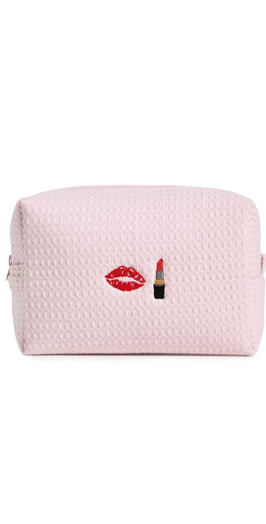 Abbode Kiss Kiss Waffle Pouch Peony One Size | Shopbop