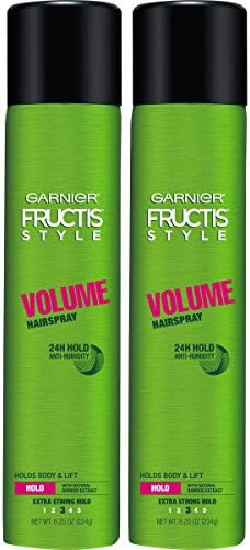 Garnier Fructis Style Volume Anti-Humidity Hairspray, 8.25 Oz, 2 Count, (Packaging May Vary) | Amazon (US)