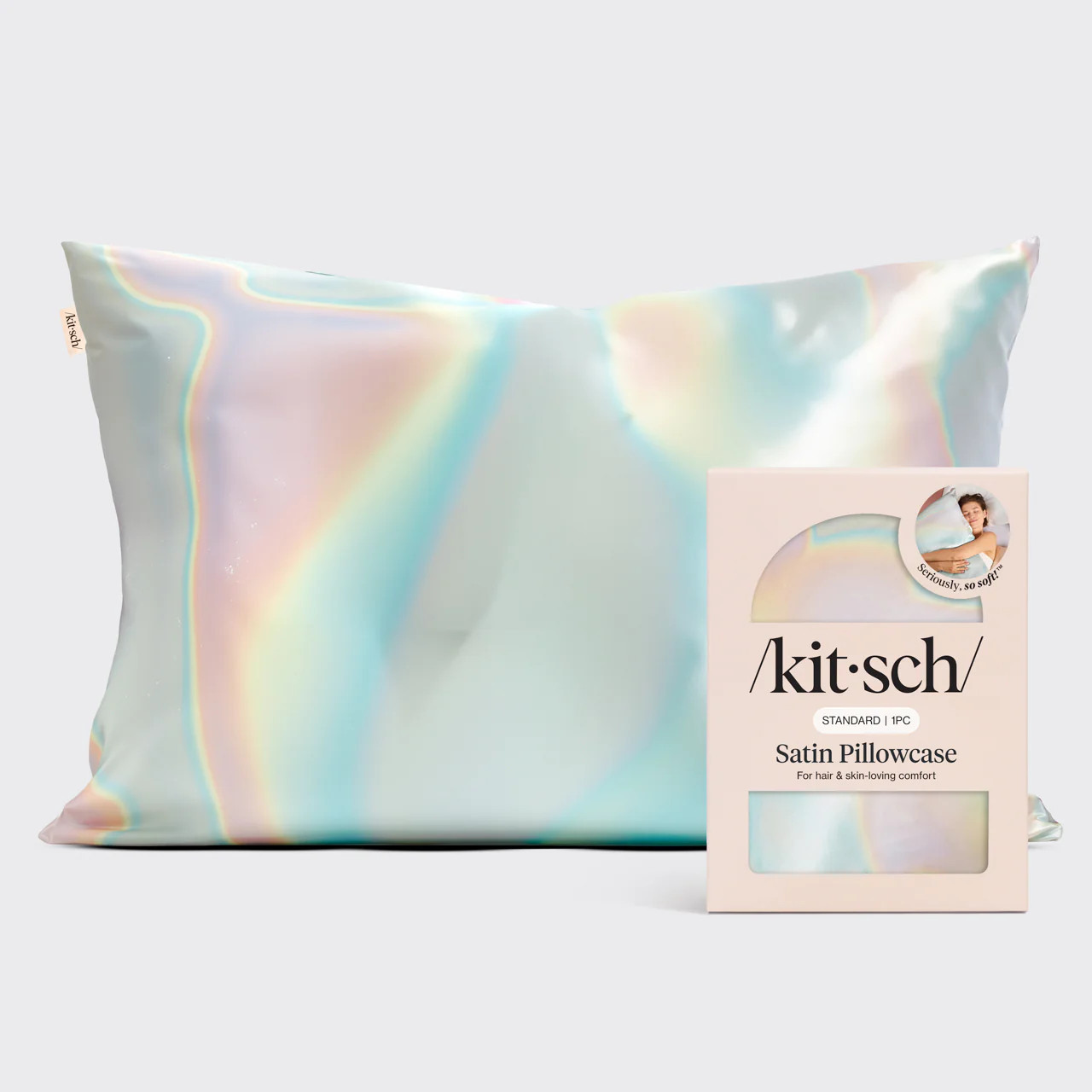 Satin Pillowcase in Aura | KITSCH | Kitsch