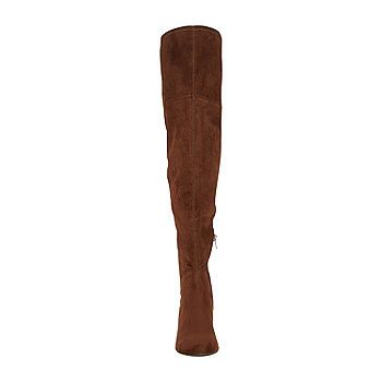 Liz Claiborne Womens Yorkshire Over the Knee Boots Block Heel | JCPenney