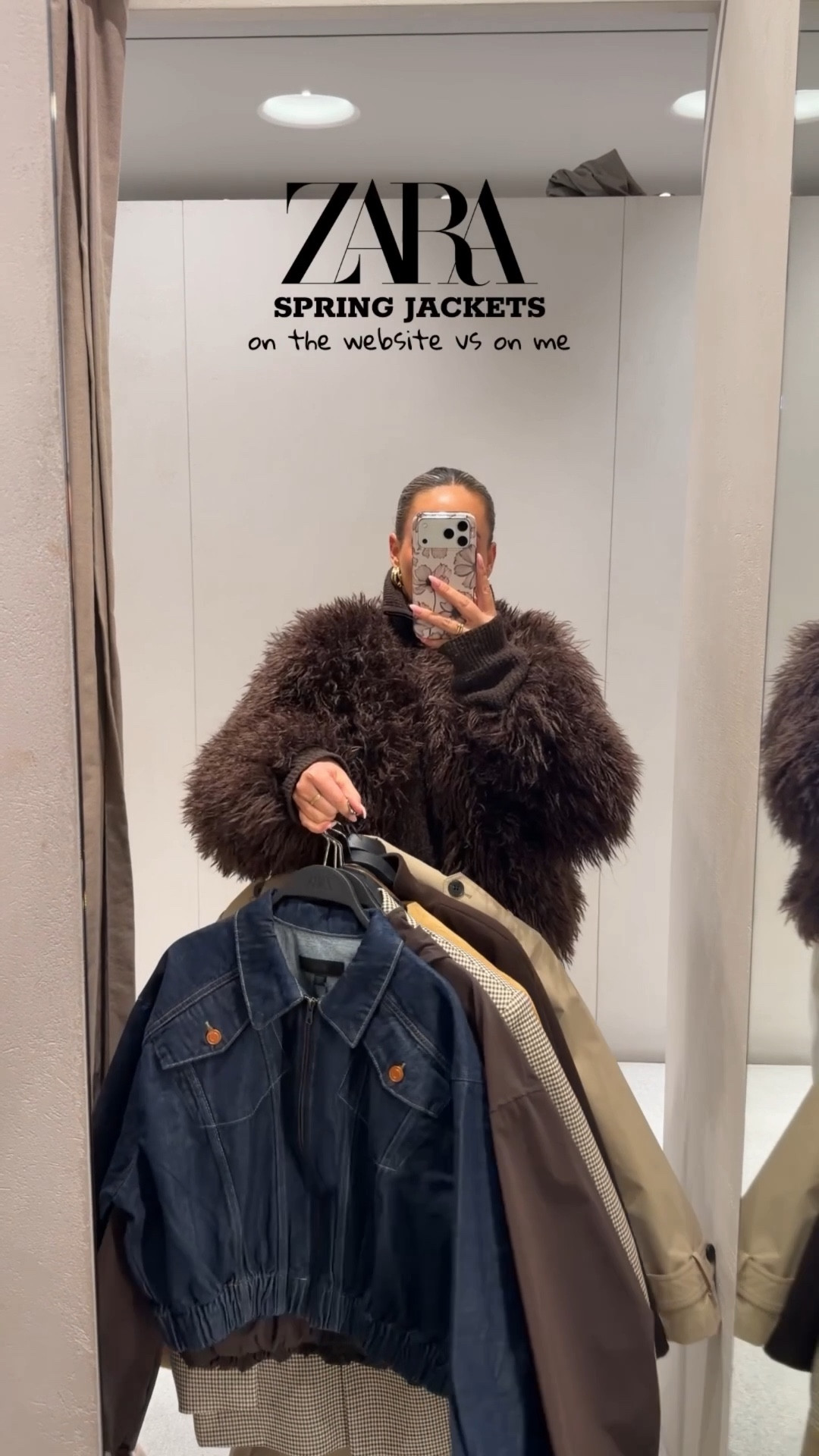 ZARA SPRING JACKETS 🧥 

I’m a uk size 10 and I’m wearing;
Small in everything apart from the cropped brown high neck tailored coat & blazer are both a mediumm

Trench coat, denim jacket, suede jacket, windbreaker jacket, blazer, spring outfits, Zara haul, Zara try on, new in Zara

#LTKeurope #LTKuk

#LTKhaul #LTKspring #LTKspringtrends