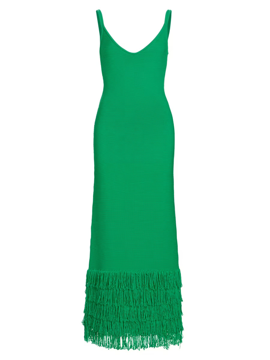 Decker Fringe Midi-Dress | Saks Fifth Avenue
