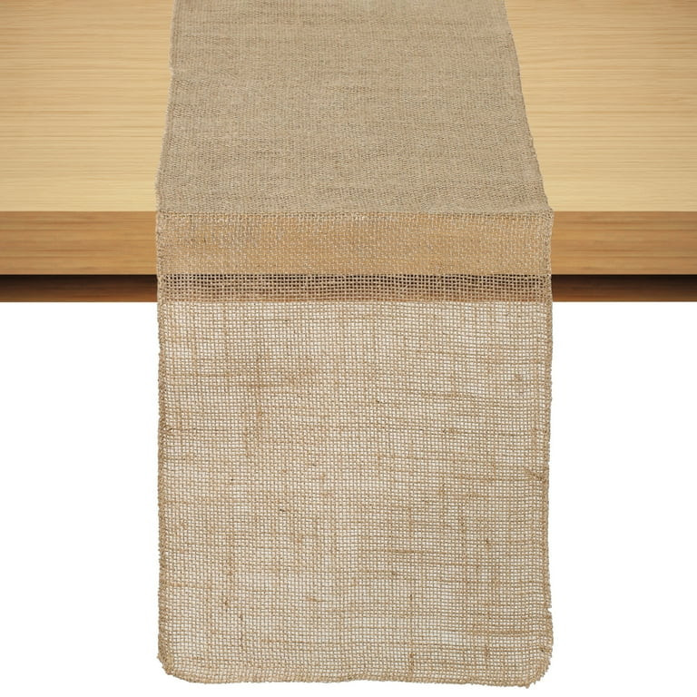 Way to Celebrate! Burlap Table Runner, 7.25ft | Walmart (US)