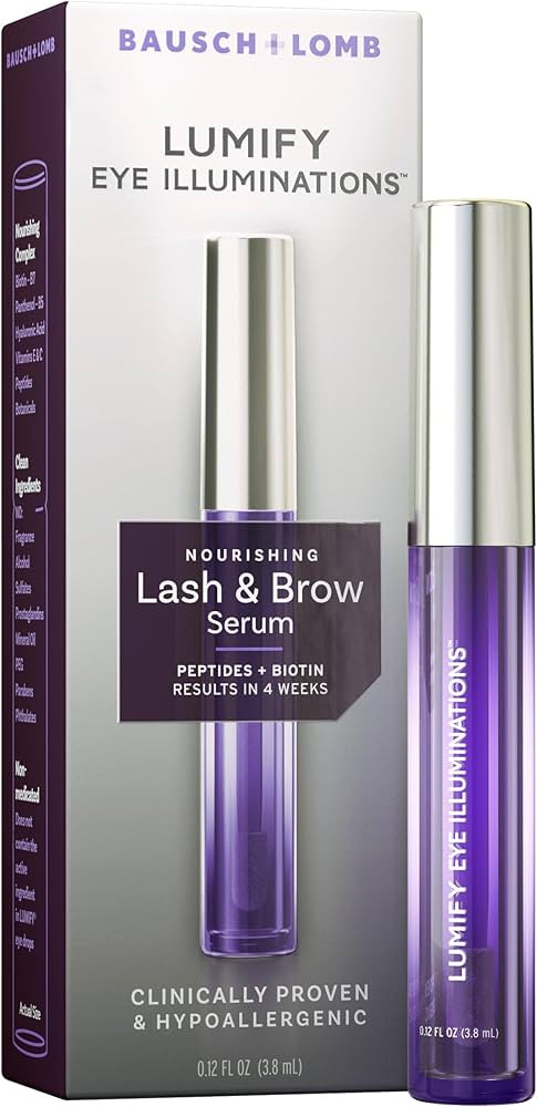 LUMIFY Eye Illuminations™ Nourishing Lash & Brow Serum 0.12 fl oz (3.8 mL) | Amazon (US)
