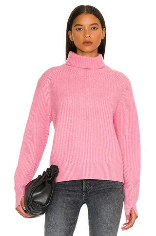 Rag & Bone Pierce Cashmere Turtleneck Sweater in Pink from Revolve.com | Revolve Clothing (Global)