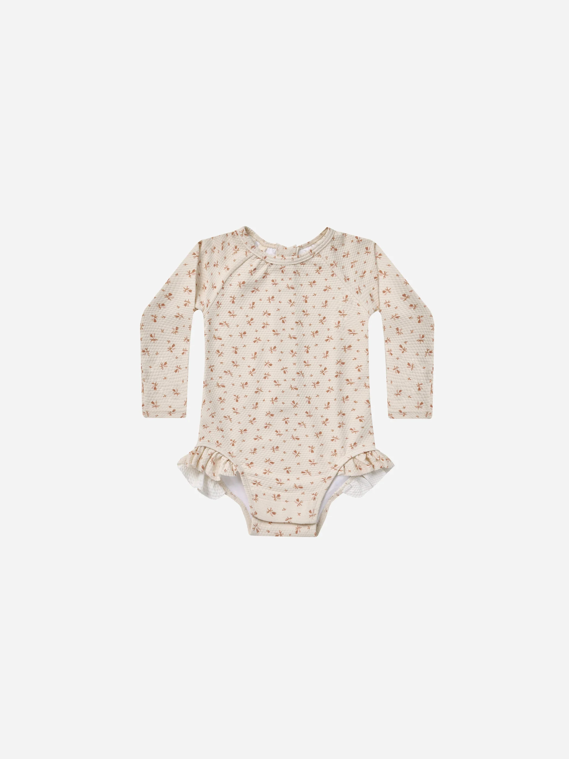 Olivia Rashguard One-Piece || Clay Ditsy | Rylee + Cru