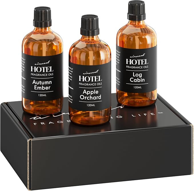 AirScent Holiday Diffuser Oil Autumn Favorites 120 mL Gift Set - 3 Pack | Amazon (US)