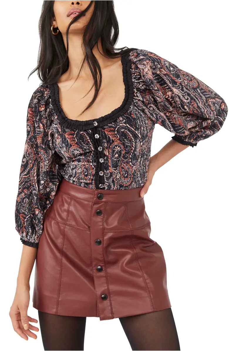Dare Me Velvet Blouse | Nordstrom