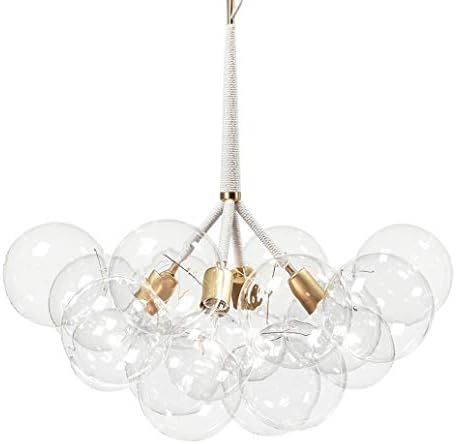 60W Artistic Modern Chandeliers Chandelier Pendant with 4 Lights in 12 Glass Bubble Design Modern... | Amazon (US)