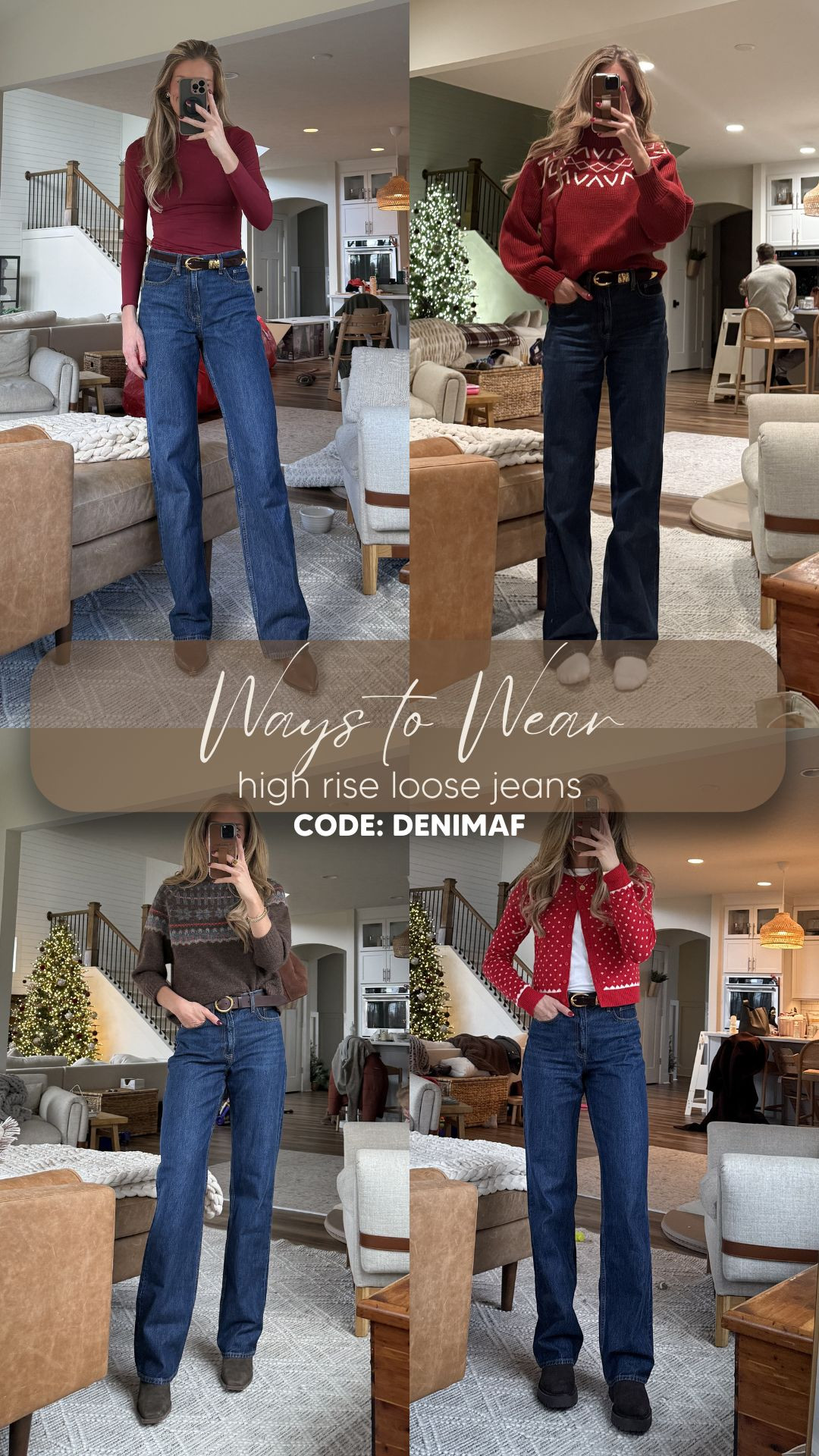 I size down to a 26 x-long

The fit is a cross between the high rise wide leg and the 90's relaxed. not as wide leg as the wide leg but the 90's relaxed is tighter around the booty area