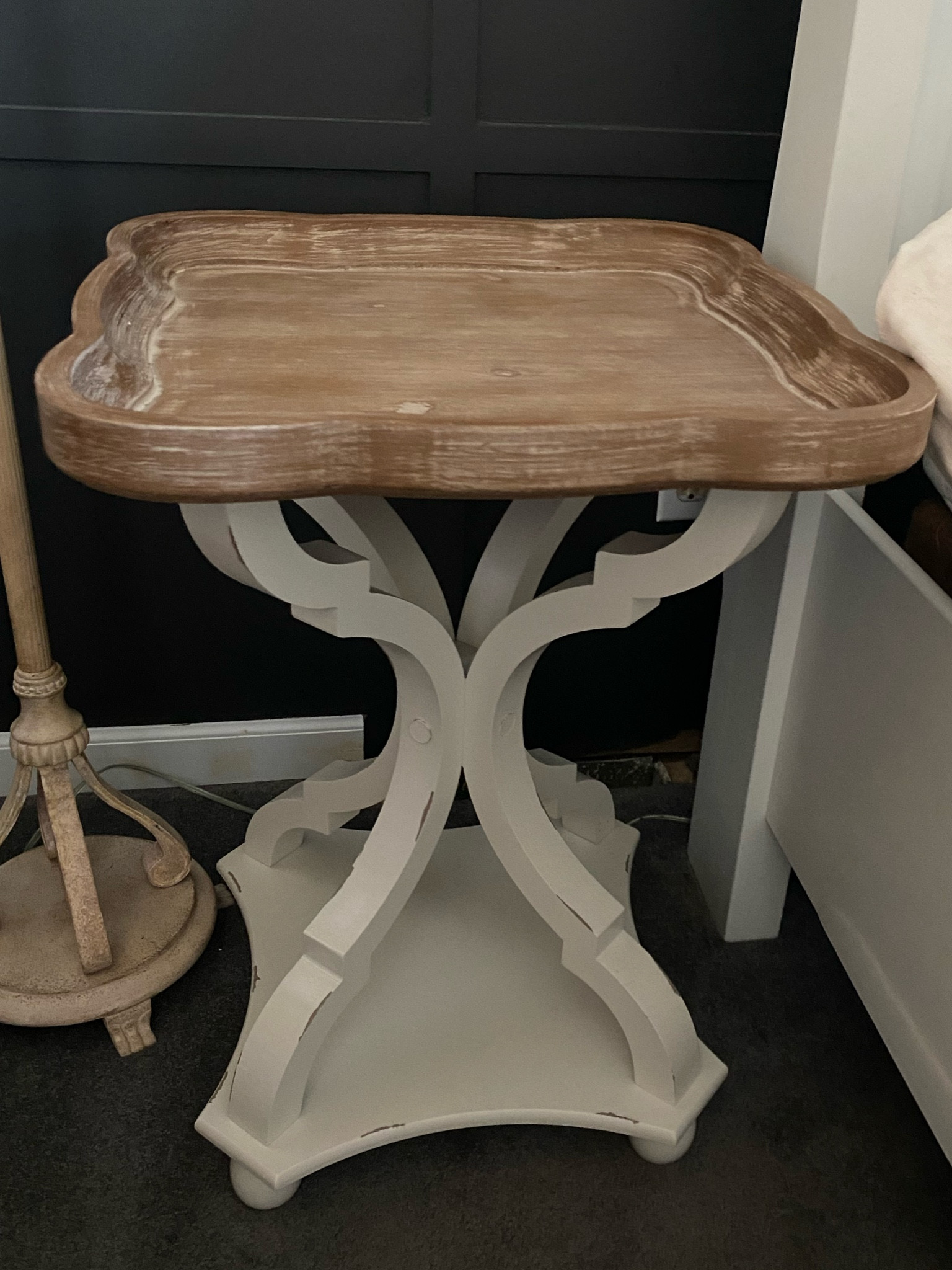 Farmhouse side table 

#LTKhome #LTKfamily #LTKbeauty