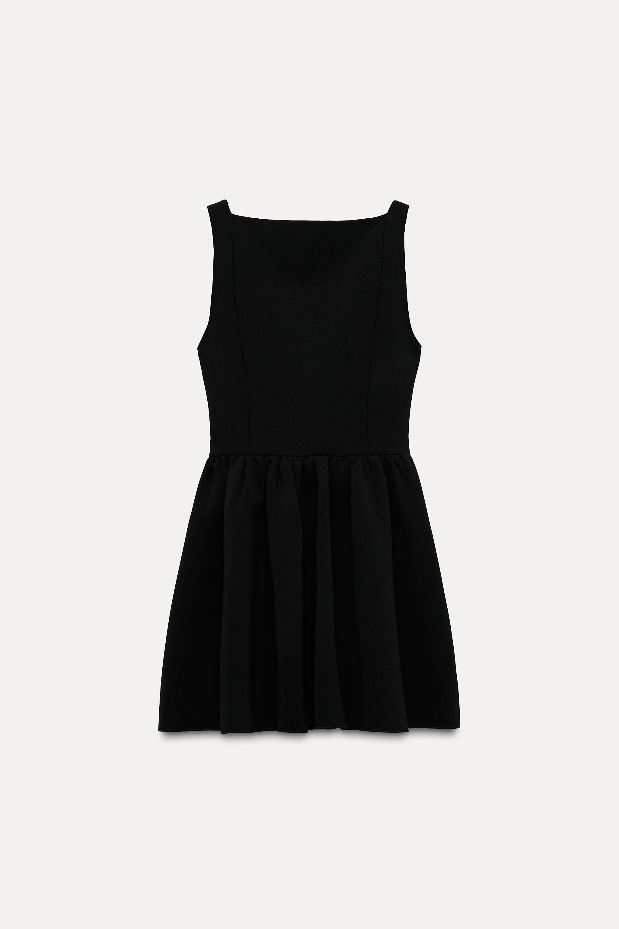 GATHERED SKATER DRESS | Zara US