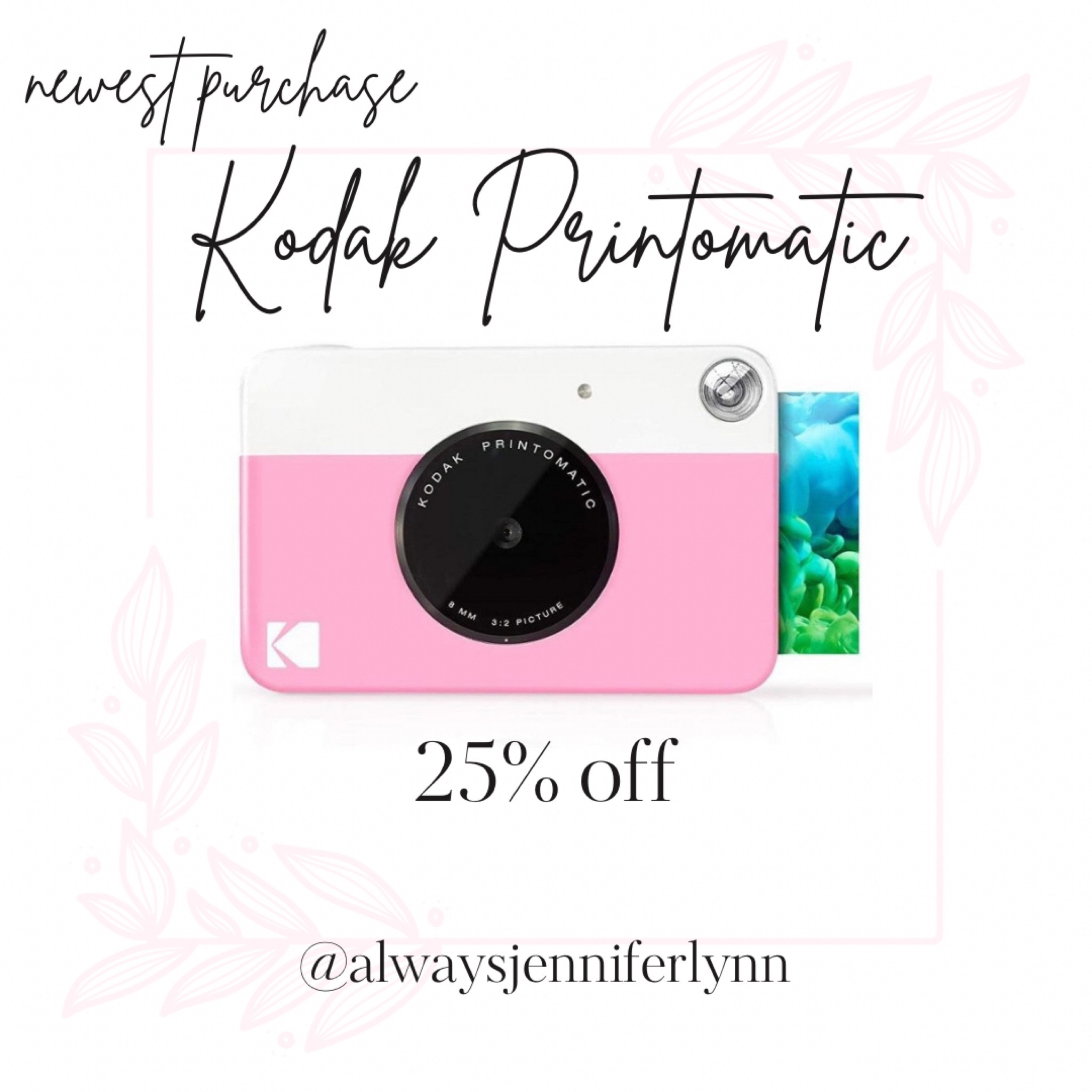 Kodak Printomatic camera prints instant color photos! On Sale!

#LTKFindsUnder100 #LTKKids #LTKTravel