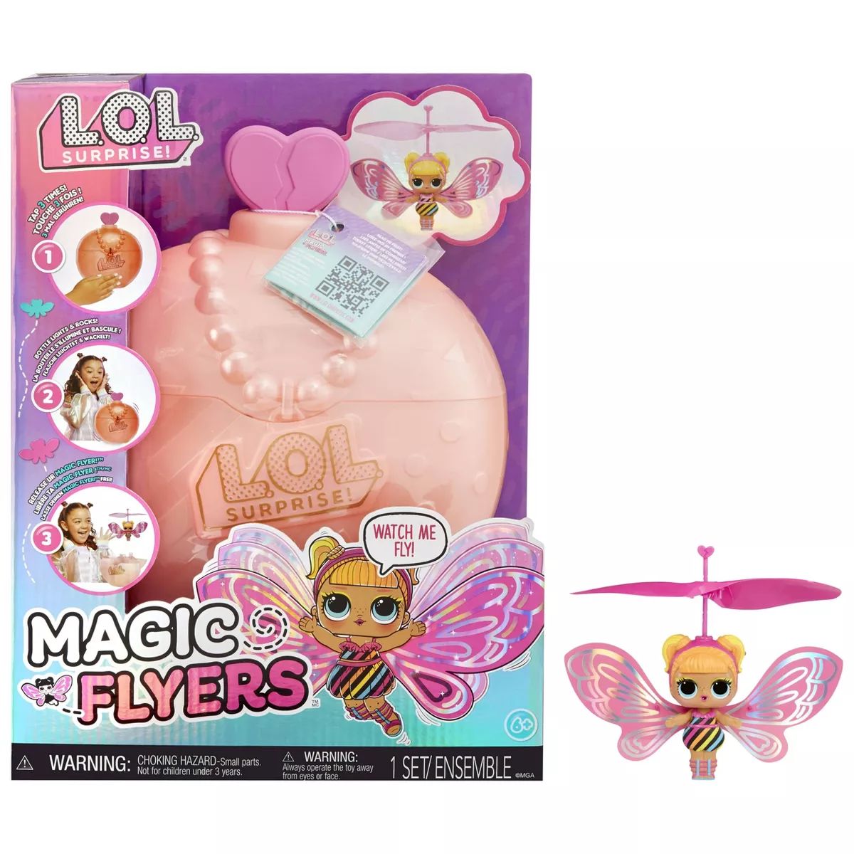 L.O.L. Surprise! Magic Flyers - Flutter Star Pink Wings | Target