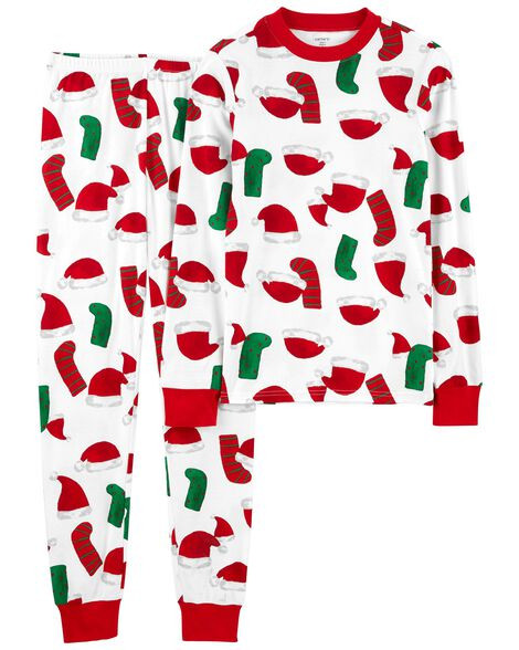 Adult 2-Piece Santa 100% Snug Fit Cotton PJs | Carter's