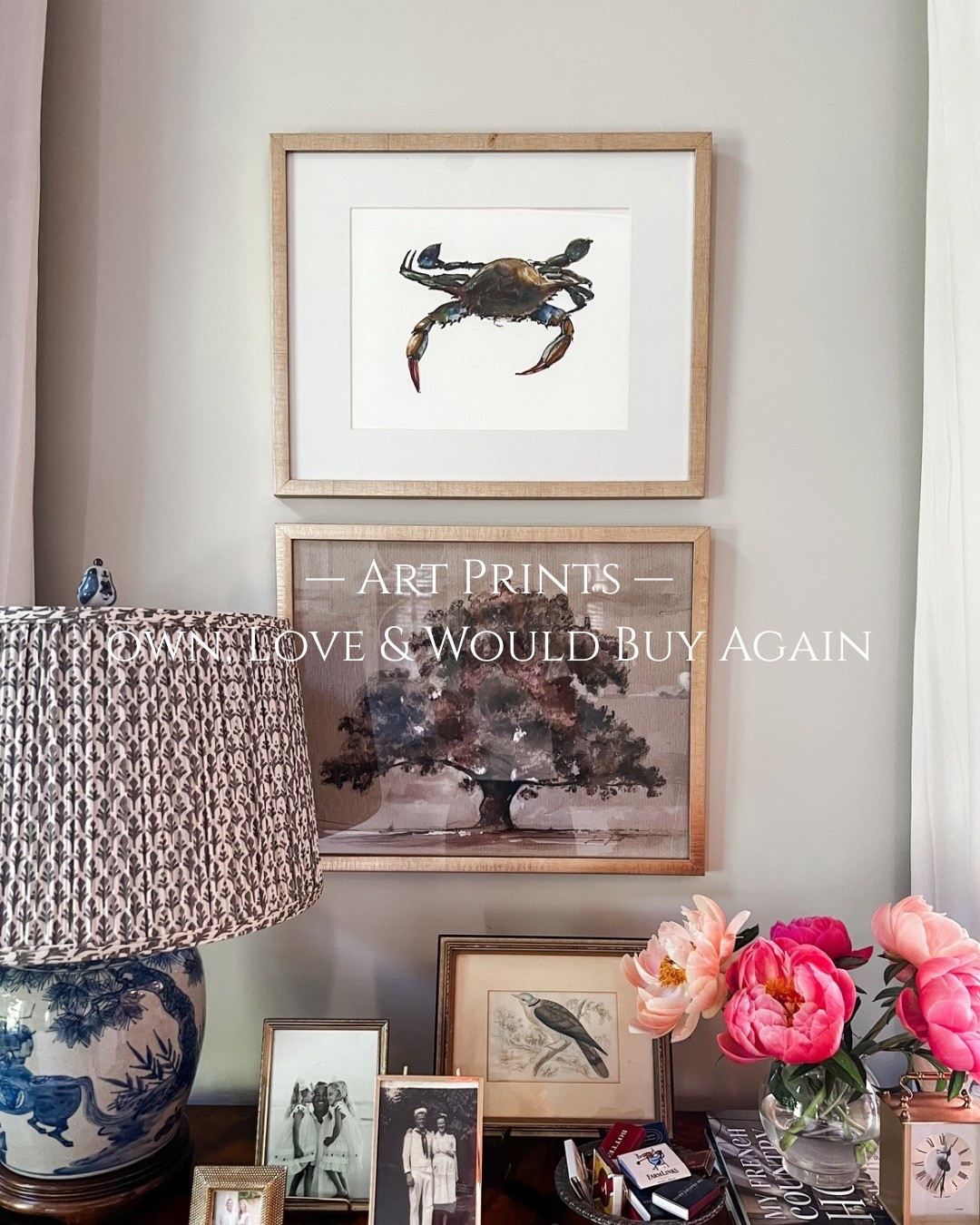Art prints oyster watercolor prints framed seascapes oak tree art crab art grandmillennial home decor finds pleated lampshade

#LTKHome #LTKSaleAlert