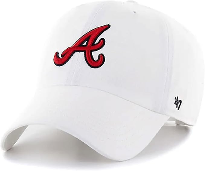 '47 MLB Black White Clean Up Adjustable Hat Cap, Adult One Size | Amazon (US)