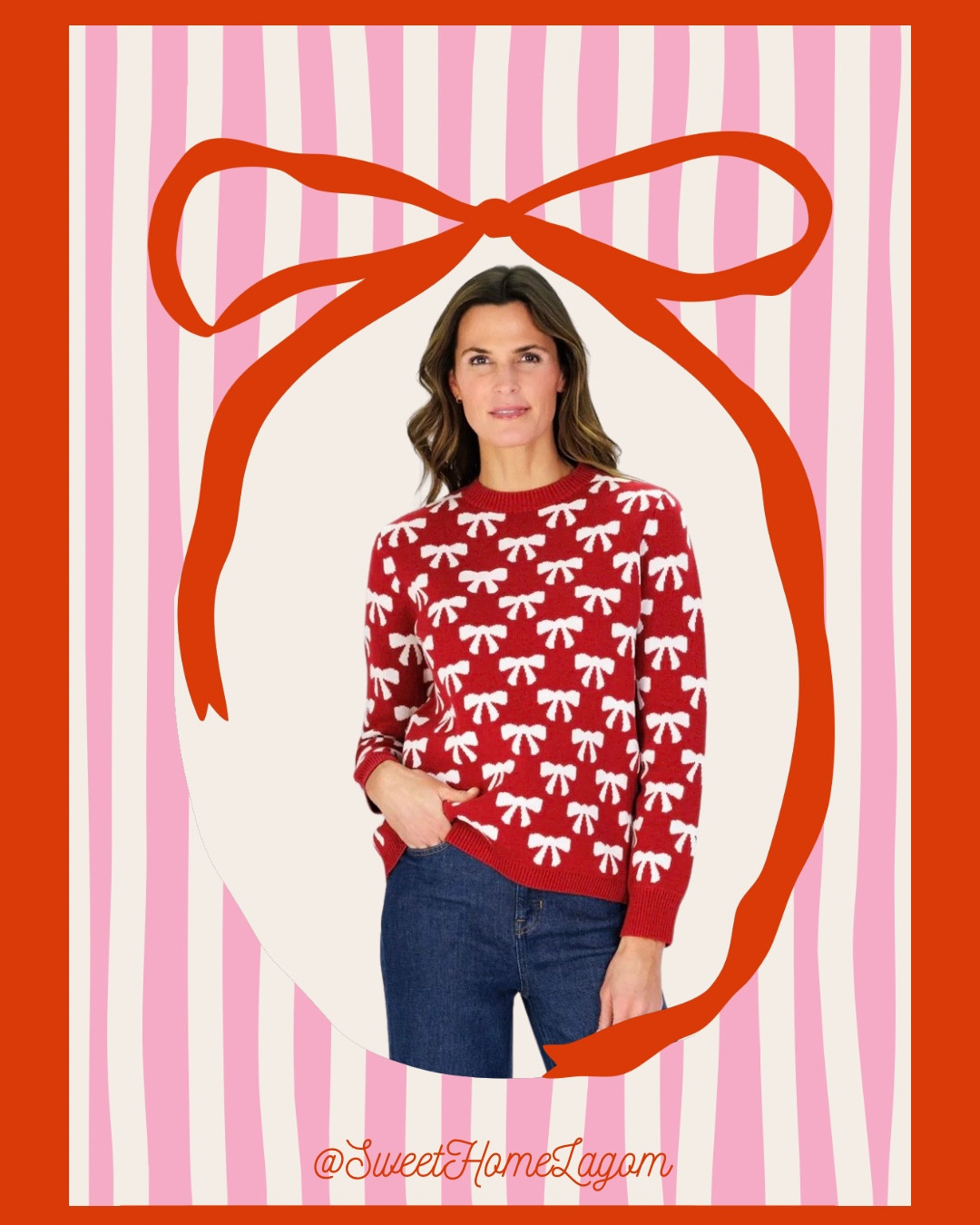 The absolute CUTEST bow sweater ever! 


Grandmillennial style, bows, girly, preppy, coquette, holiday, Christmas, winter

#LTKHoliday #LTKStyleTip #LTKOver40