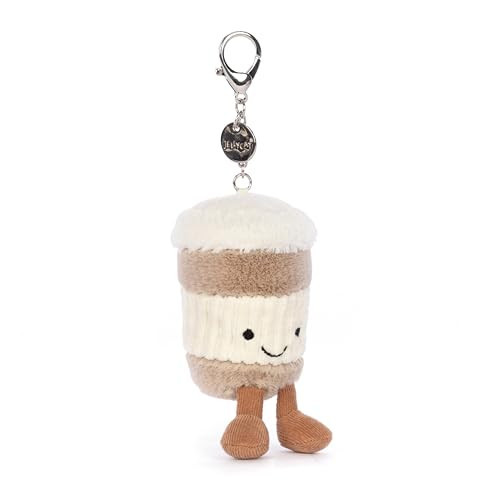 Jellycat Amuseables Coffee-To-Go Bag Charm, 4.5 inches - Food and Drink Plush Keychain - Great Gift Idea | Amazon (US)