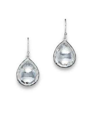 IPPOLITA Sterling Silver Rock Candy Small Teardrop Earrings in Clear Quartz | Bloomingdale's (US)