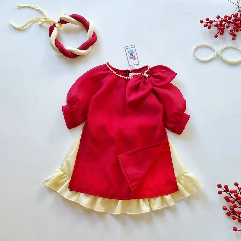 Baby and Toddler Ao Dai Vietnamese Modern Ao Dai for Girls - Etsy | Etsy (US)