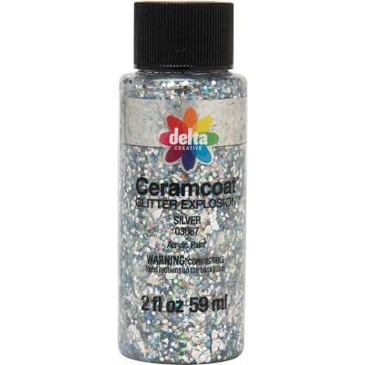 Delta Ceramcoat Glitter Explosion Acrylic Paint (2oz) | Target