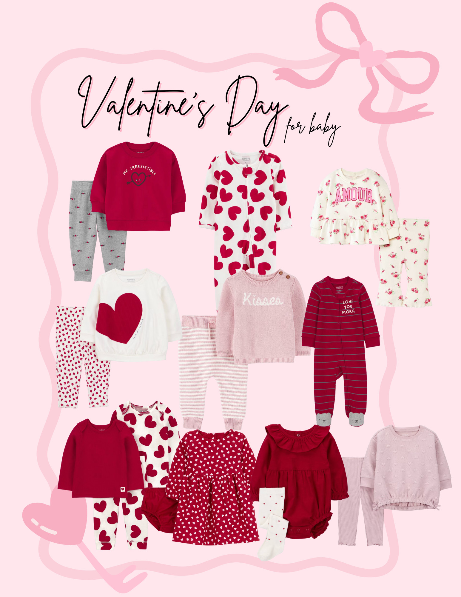Valentine’s Day Outfits for Baby 💌

Because baby’s first Valentine’s deserves to be extra cute 🥹💖

Sharing the sweetest Valentine’s Day outfits for baby — soft fabrics, cozy fits, heart details, and easy pieces that are comfy enough for all-day wear (and all the photos).

Perfect for:
💘 First Valentine’s Day
💘 Photos, playdates & cozy days at home
💘 Gift ideas for babies
💘 Everyday wear with a festive touch

All of these adorable baby Valentine outfits are from Target, affordable, and parent-approved 🎯

Tap to shop my favorite Valentine’s looks for baby 💕 

 #LTKSeasonal #LTKBaby #LTKBump
