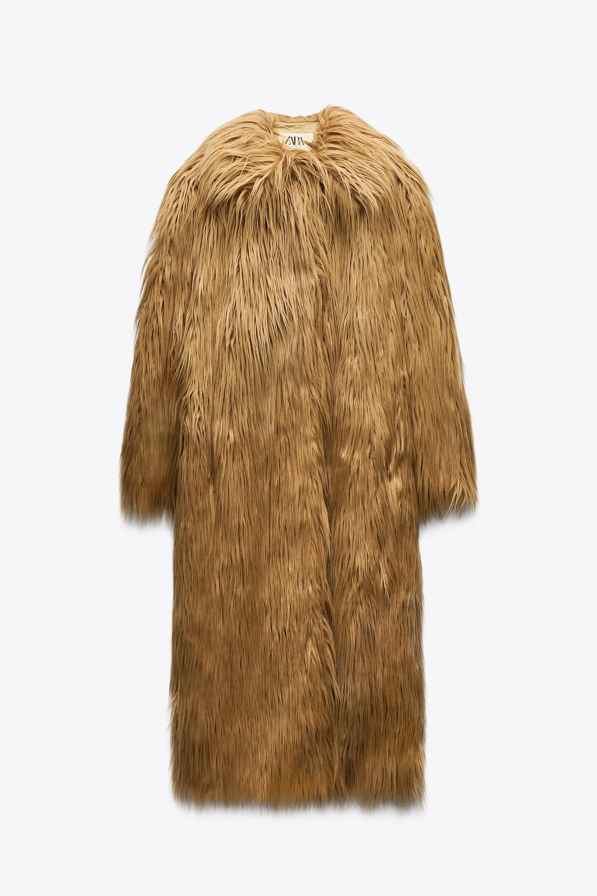 FAUX FUR LONG COAT LIMITED EDITION | Zara US