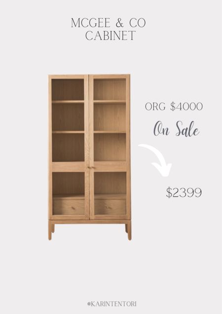 SALE | Beautiful storage cabinet from McGee & Co


Storage cabinet
Studio McGee
McGee & Co

#LTKhome