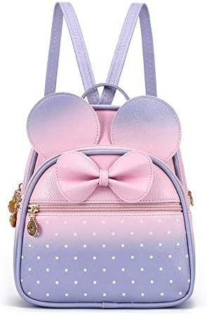 KL928 Girls Mini Backpack Bowknot Polka Dot Cute Small Daypacks Convertible Shoulder Bag Purse fo... | Amazon (US)