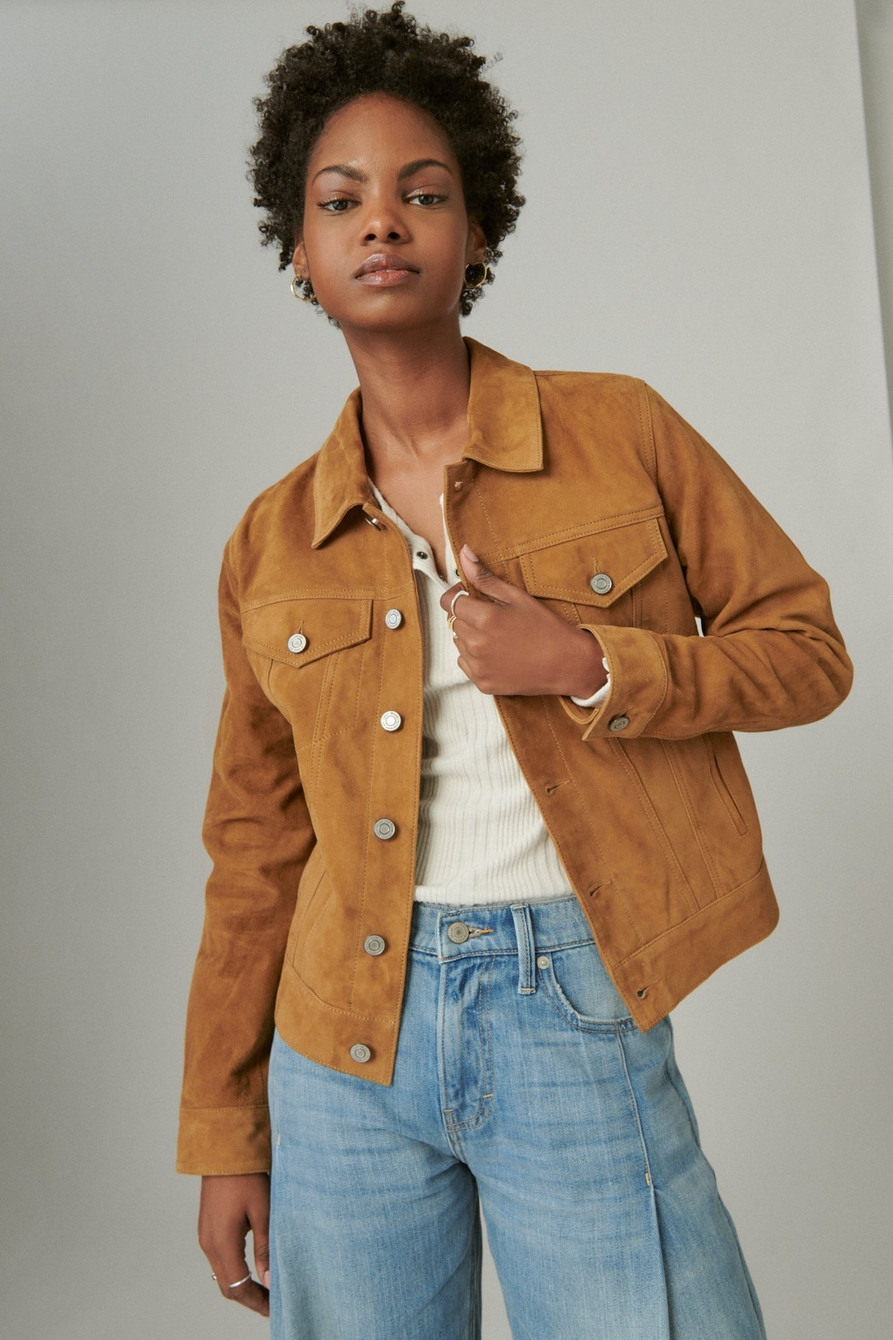 SUEDE TRUCKER JACKET | Lucky Brand
