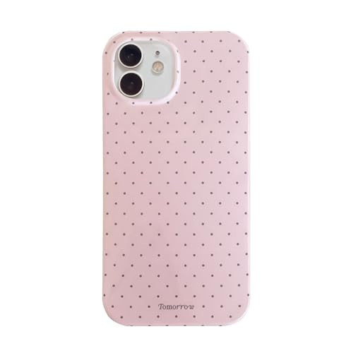 inewateri Compatible with iPhone 11 Case with Cute Fashion Polka Dot Aesthetics Design Simple Cases for Soft TPU Slim Protection Cover-Pink | Amazon (US)